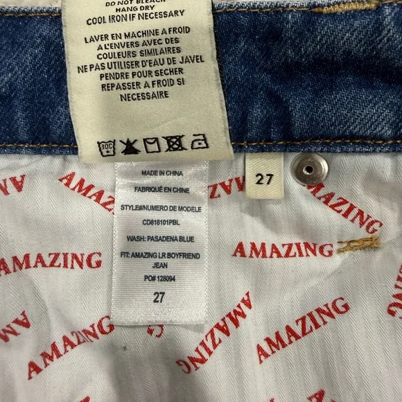 Alice + Olivia / Women’s Blue Denim Jeans / Amazing Boyfriend jean Size 27 - Picture 13 of 14